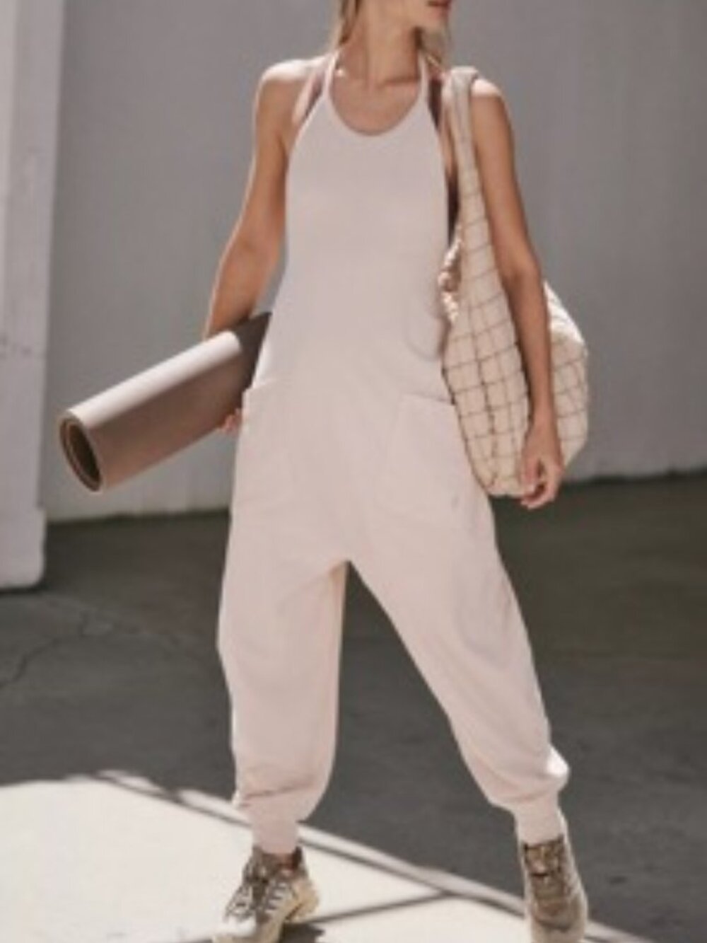 Free People Movement Aura Halter Onesie